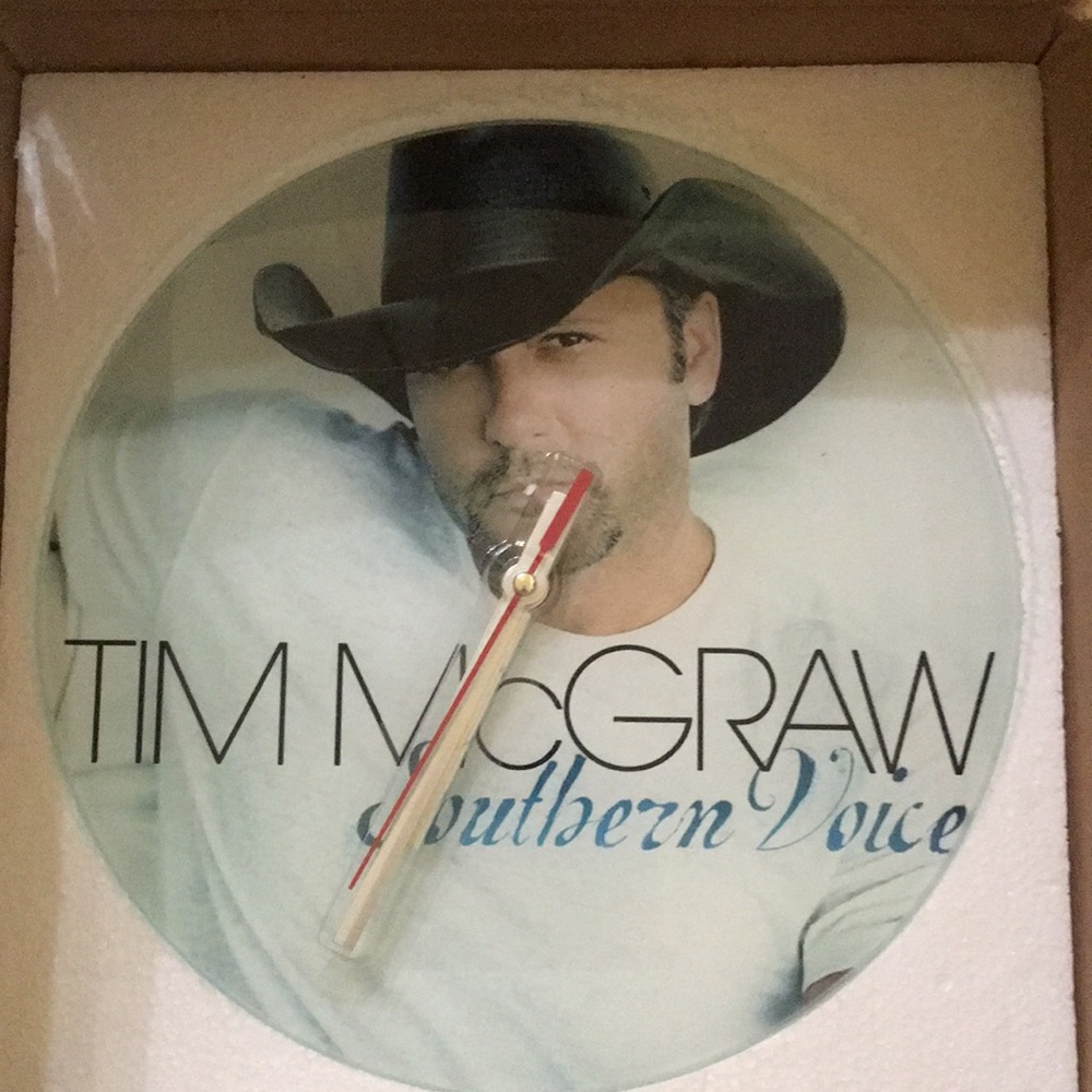 Tim McGraw Wall Clock